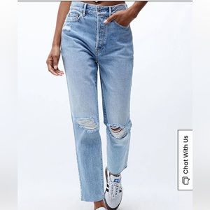 NWOT PACSUN  Light Ultra High Waisted Slim Fit Jeans